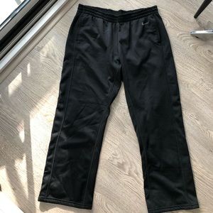 Nike | Black Soft Fleece Lined Track Pants